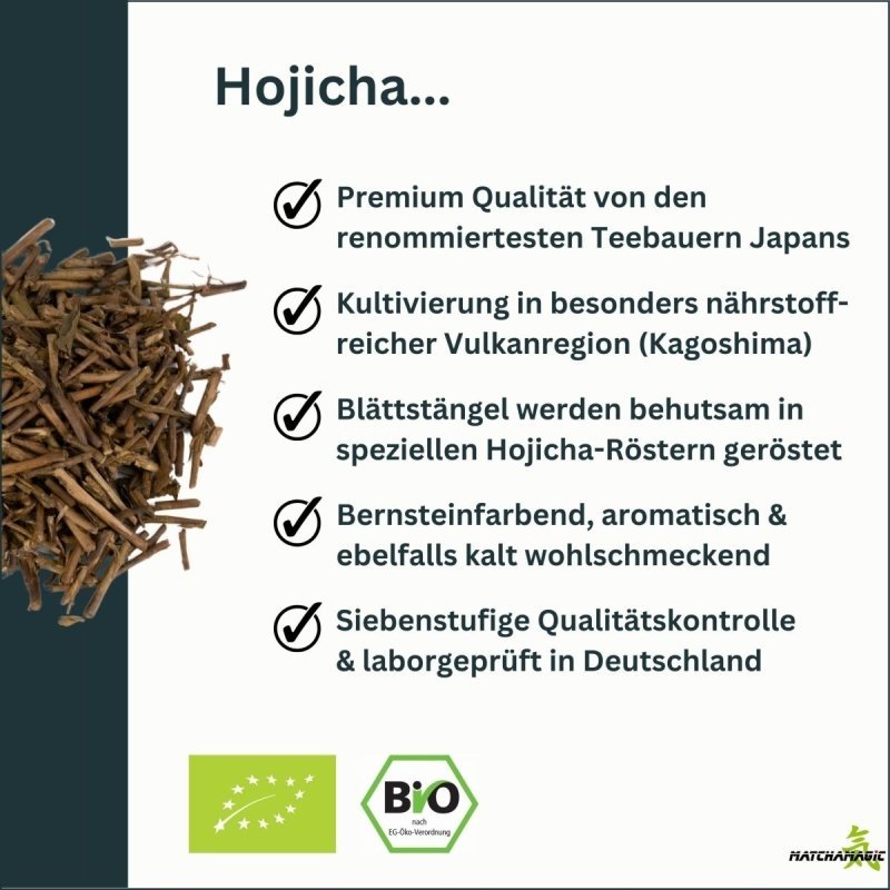 Hojicha Tee Eigenschaften im Überblick