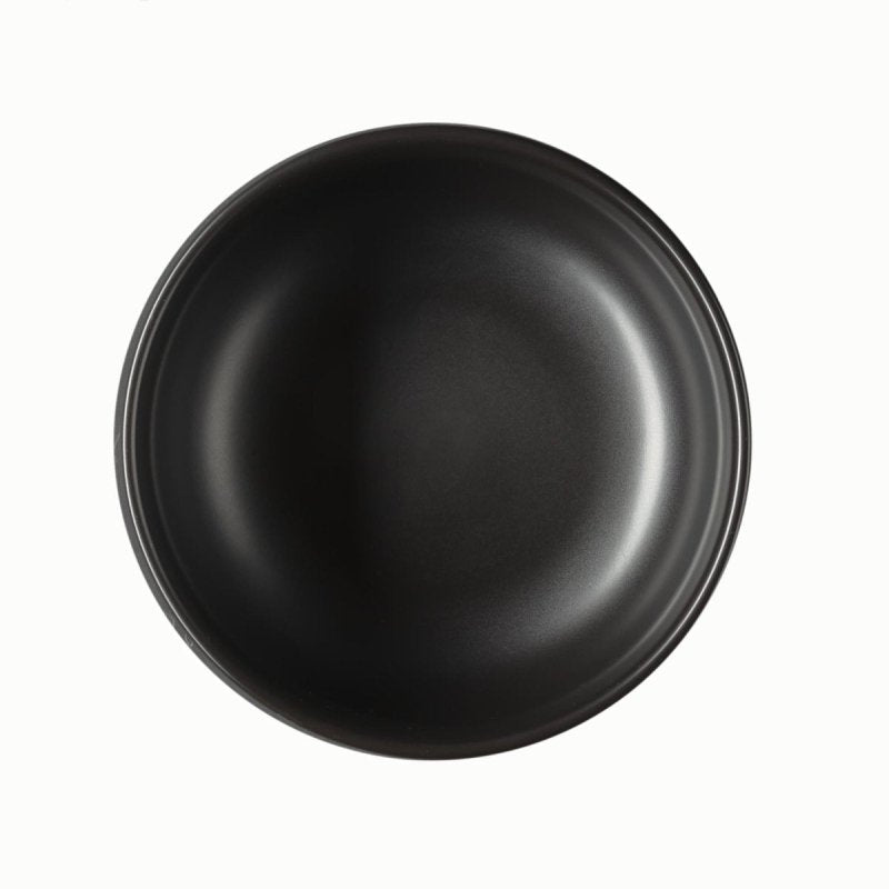 Schwarzgoldene Matcha Schale, handgefertigt mit Hochglanzlasur, zur Zubereitung von Matcha