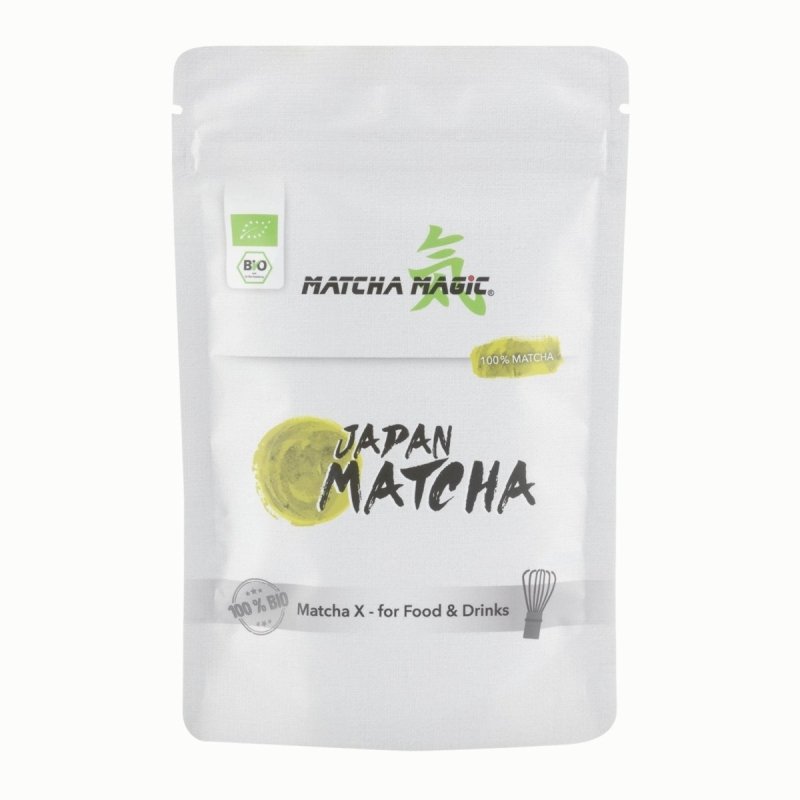 Bio Matcha X zum Kochen und Backen in 100g Beutel von Matchamagic
