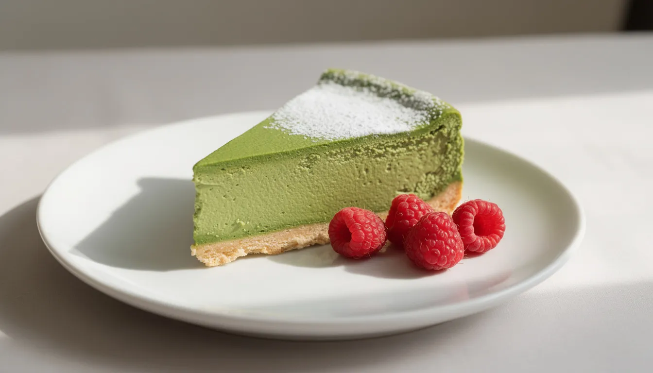 Matcha Cheesecake Rezept – Cremiger Käsekuchen mit grünem Tee