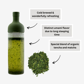 COLD BREW TEA (TENCHA + MATCHA)