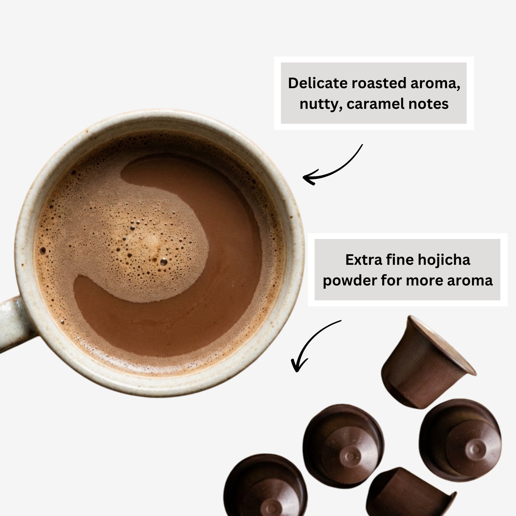 Bio Hojicha Grüntee Kapseln, Nespresso®-kompatibel (10x1,5g)