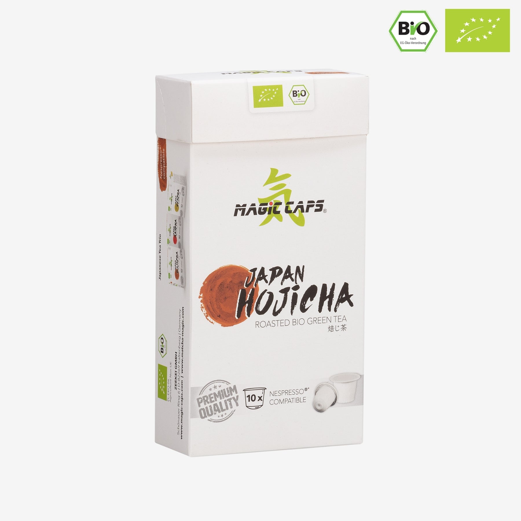 Bio Hojicha Grüntee Kapseln, Nespresso®-kompatibel (10x1,5g)