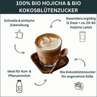 Thumbnail for Hojicha Latte Mix Pulver Infografik