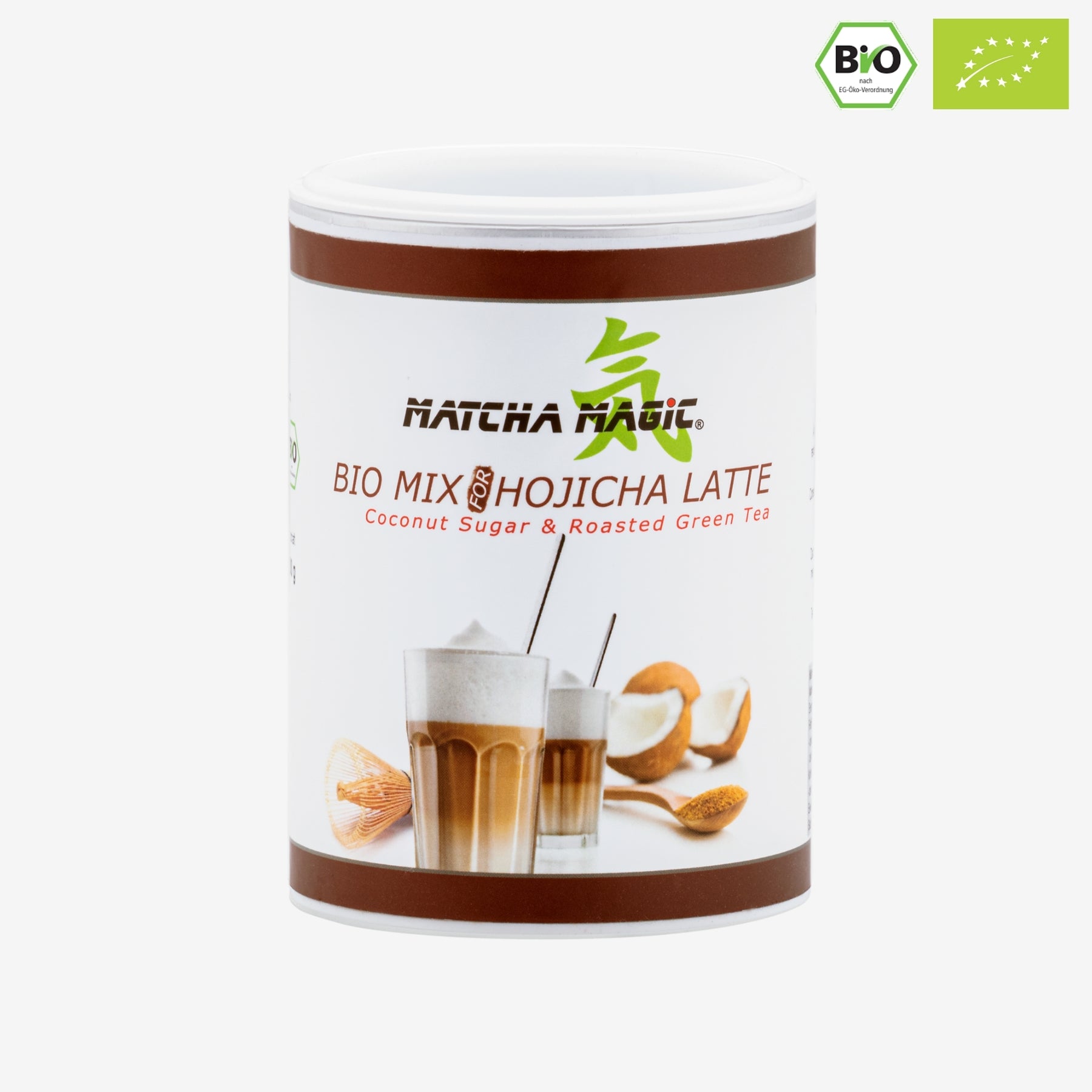 Bio Hojicha Latte Mix mit Kokosblütenzucker (200g)