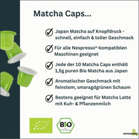 Thumbnail for Eigenschaften Matcha Nespresso Kapseln von Matcha Magic