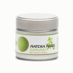 Bio Matcha Samurai für den puren Genuß in 30g Dose von Matchamagic