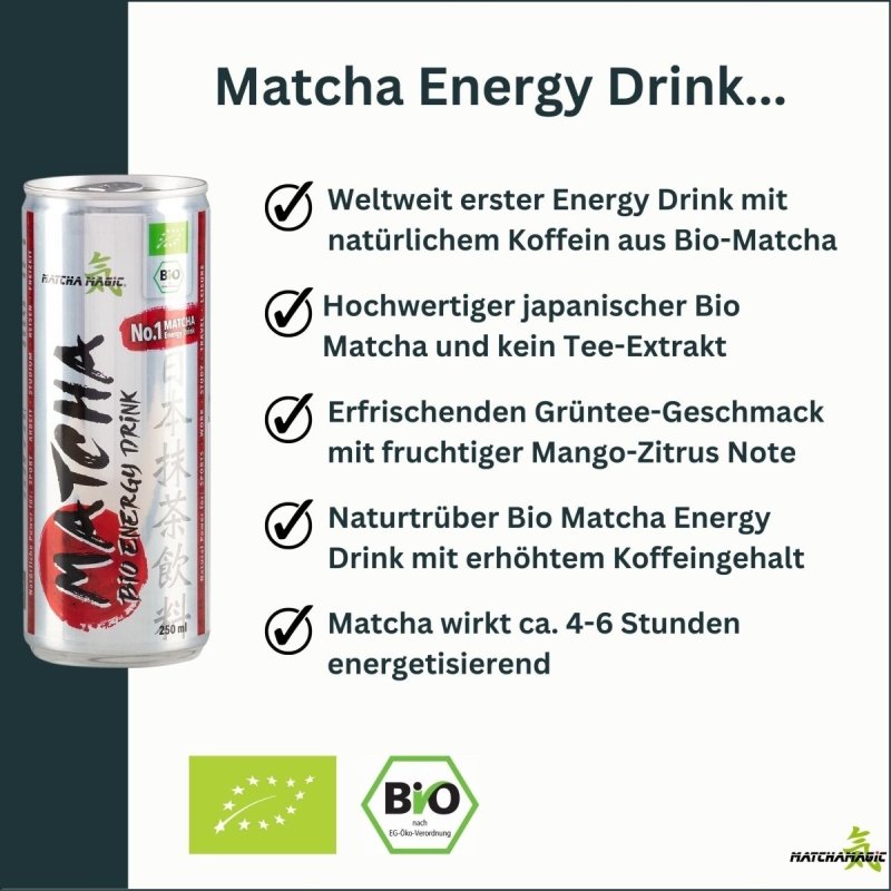 Matcha Energy Drink Eigenschaften