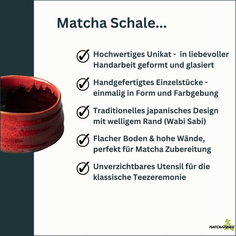 Eigenschaften der Matcha Schale Shinku